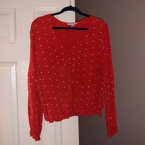 Cinched AEO Blouse